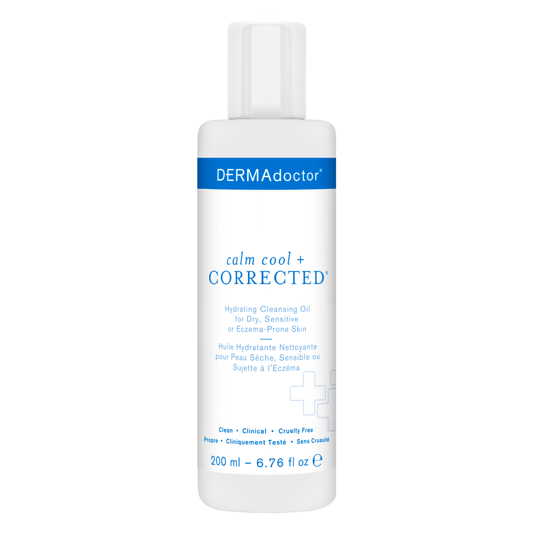 Calm Cool + Corrected Hydrating Cleansing Oil, Moisturizer and Makeup Remover for Dry, Sensitive or 